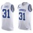 Nike Dallas Cowboys #31 Byron Jones White Mens Stitched NFL Limited Tank Top Jersey