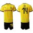 Dortmund #14 Isak Home Soccer Club Jersey