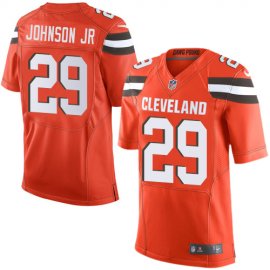 Nike Cleveland Browns #29 Duke Johnson Jr Orange Alternate Mens Stitched NFL New Elite Jersey