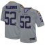 Nike Baltimore Ravens #52 Ray Lewis Lights Out Grey Youth Stitched NFL Elite Jersey
