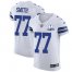Nike Dallas Cowboys #77 Tyron Smith White Mens Stitched With Established In 1960 Patch NFL New Elite Jersey