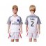 Paris Saint-Germain #2 T Silva SEC Away Kid Soccer Club Jersey