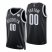 Nike Nets Custom Black Mens 2021-22 NBA 75th Anniversary Diamond Swingman Jersey – Icon Edition