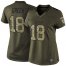 Nike Cincinnati Bengals #18 A.J. Green Green Womens Stitched NFL Limited 2015 Salute to Service Jersey