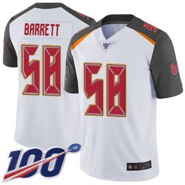Nike Tampa Bay Buccaneers #58 Shaquil Barrett White Youth Stitched NFL 100th Season Vapor Limited Jersey
