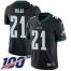 Nike Philadelphia Eagles #21 Jalen Mills Black Alternate Mens Stitched NFL 100th Season Vapor Untouchable Limited Jersey