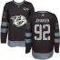 Adidas Nashville Predators #92 Ryan Johansen Black 1917-2017 100th Anniversary Stitched NHL Jersey