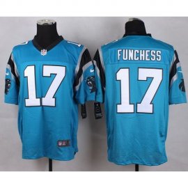 Nike Carolina Panthers #17 Devin Funchess Blue Alternate Mens Stitched NFL Elite Jersey