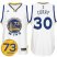 Golden State Warriors #30 Stephen Curry Record Breaking Season Exclusive 73 Wins White Swingman Jersey