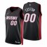 Nike Heat Custom Black Mens 2021-22 NBA 75th Anniversary Diamond Swingman Jersey – Icon Edition