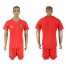 Argentina Blank Red Goalkeeper Soccer Country Jersey