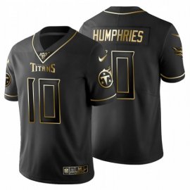 Tennessee Titans #10 Adam Humphries Mens Nike Black Golden Limited NFL 100 Jersey