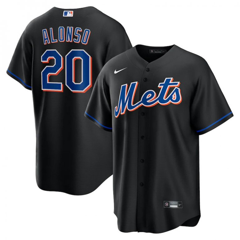 Mets 20 Pete Alonso Black Nike 2022 Alternate Cool Base Jersey Mets 20 Pete Alonso Black Nike 2022 Alternate Cool Base Jersey