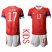 Russia #17 Golovin Home Kid Soccer Country Jersey