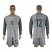 Portugal #12 Lopes Grey Goalkeeper Long Sleeves Soccer Country Jersey
