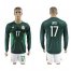 Mexico #17 Lopez Home Long Sleeves Soccer Country Jersey