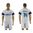 Inter Milan #14 Montoya White Away Soccer Club Jersey