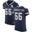 Nike Dallas Cowboys #55 Leighton Vander Esch Navy Blue Team Color Mens Stitched With Established In 1960 Patch NFL Vapor Untouchable Elite Jersey