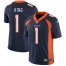 Nike Denver Broncos #1 Marquette King Navy Blue Alternate Mens Stitched NFL Vapor Untouchable Limited Jersey