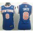 Cheap Women New York Knicks 8 JR Smith Blue Revolution 30 Swingman NBA Jersey New Style