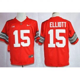 Ohio State Buckeyes #15 Ezekiel Elliott Red Sugar Bowl Special Event Stitched NCAA Jersey