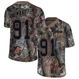 Nike Tennessee Titans #91 Cameron Wake Camo Mens Stitched NFL Limited Rush Realtree Jersey