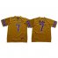 LSU Tigers #7 Grant Delpit Gridiron Gold Limited Legend Stitched College Jersey
