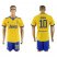Juventus #10 Dybala Yellow Soccer Club Jersey