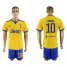 Juventus #10 Dybala Yellow Soccer Club Jersey