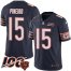Nike Chicago Bears #15 Eddy Pineiro Navy Blue Team Color Youth 100th Season Stitched NFL Vapor Untouchable Limited Jersey