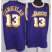 Los Angeles Lakers 13 Chamberlain Purple Jersey Cheap