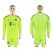 Bayern Munchen Blank Shiny Green Goalkeeper Long Sleeves Soccer Club Jersey