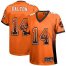 Nike Cincinnati Bengals #14 Andy Dalton Orange Alternate Womens Stitched NFL Elite Drift Fashion Jersey