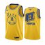 Nike Golden State Warriors #11 Klay Thompson Gold 2022 NBA Finals Swingman Hardwood The City Classic Edition Jersey Mens