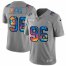 Chicago Chicago Bears #96 Akiem Hicks Mens Nike Multi-Color 2020 NFL Crucial Catch NFL Jersey Greyheather