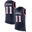 Nike New England Patriots #11 Drew Bledsoe Navy Blue Team Color Mens Stitched NFL Limited Rush Tank Top Jersey