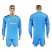 Dortmund Blank Blue Goalkeeper Long Sleeves Soccer Club Jersey