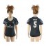 Womens Real Madrid #5 Varane Sec Away Soccer Club Jersey