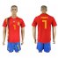 Spain #7 MORATA Home 2018 FIFA World Cup Soccer Jersey
