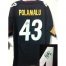 Nike Pittsburgh Steelers #43 Troy Polamalu Black Team Color Mens Stitched NFL Elite Autographed Jersey