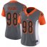 Nike Cincinnati Bengals #98 D.J. Reader Silver Womens Stitched NFL Limited Inverted Legend Jersey
