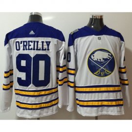 Adidas Buffalo Sabres #90 Ryan OReilly White Road Authentic Stitched NHL Jersey