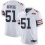 Nike Chicago Bears #51 Dick Butkus White Alternate Mens Stitched NFL Vapor Untouchable Limited 100th Season Jersey