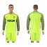 Monaco Blank Shiny Green Goalkeeper Long Sleeves Soccer Club Jersey