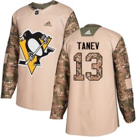 Adidas Pittsburgh Penguins #13 Brandon Tanev Camo Authentic 2017 Veterans Day Stitched NHL Jersey