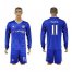 Chelsea #11 Pato Home Long Sleeves Soccer Club Jersey