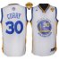 Warriors #30 Stephen Curry White The Finals Patch Stitched Revolution 30 NBA Jersey
