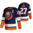 New York Islanders #27 Anders Lee Navy Blue Mens Adidas 2020-21 Reverse Retro Alternate NHL Jersey