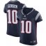 Nike New England Patriots #10 Josh Gordon Navy Blue Team Color Mens Stitched NFL Vapor Untouchable Elite Jersey