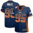 Nike Denver Broncos #95 Derek Wolfe Blue Alternate Womens Stitched NFL Elite Drift Fashion Jersey